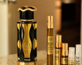 Teriaq INTENSE Lattafa Perfume Sample: Middle Eastern Travel Size