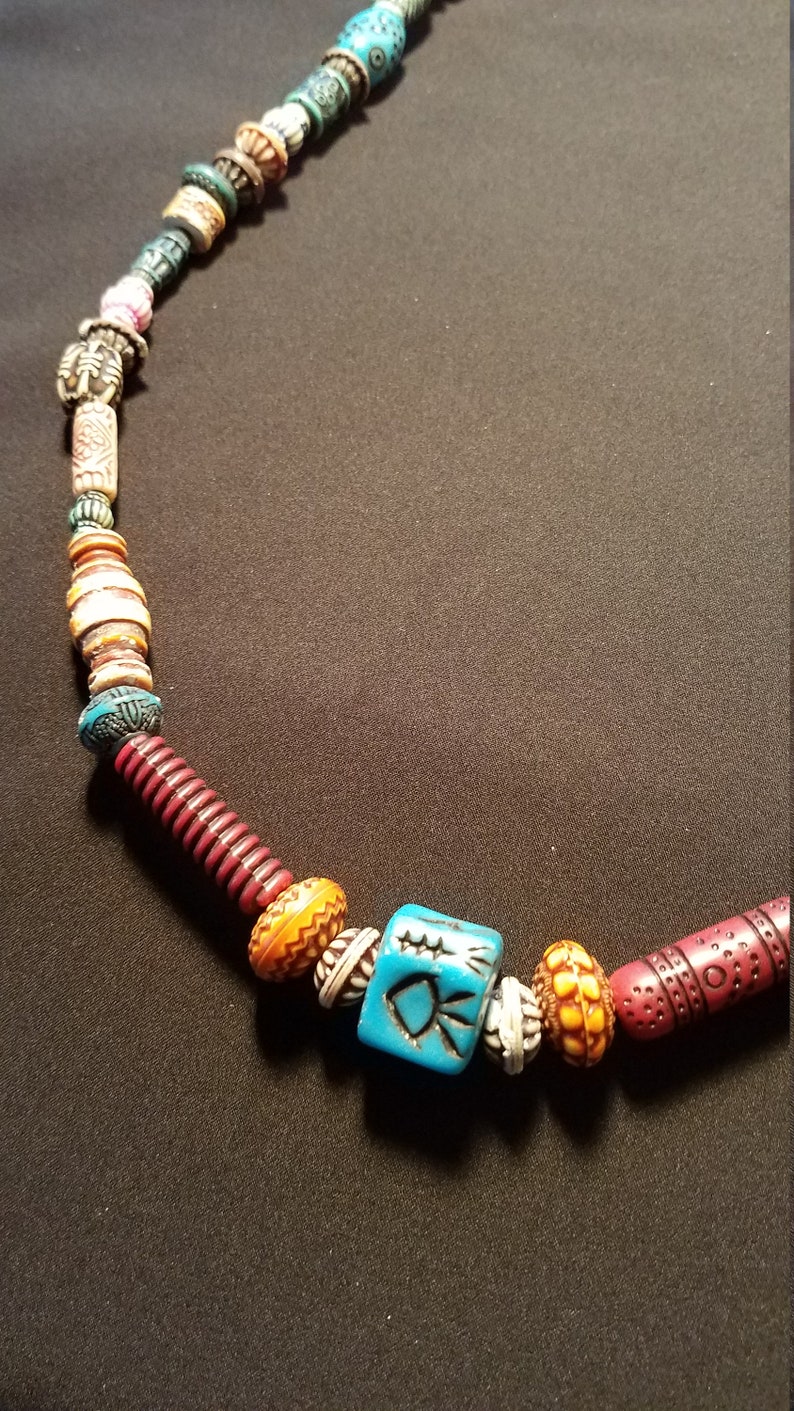 Old Moroccan style beads Necklace