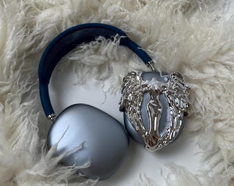 Airpods Max 'angel Wings' : 3D Print Headphones Attachment, Silver