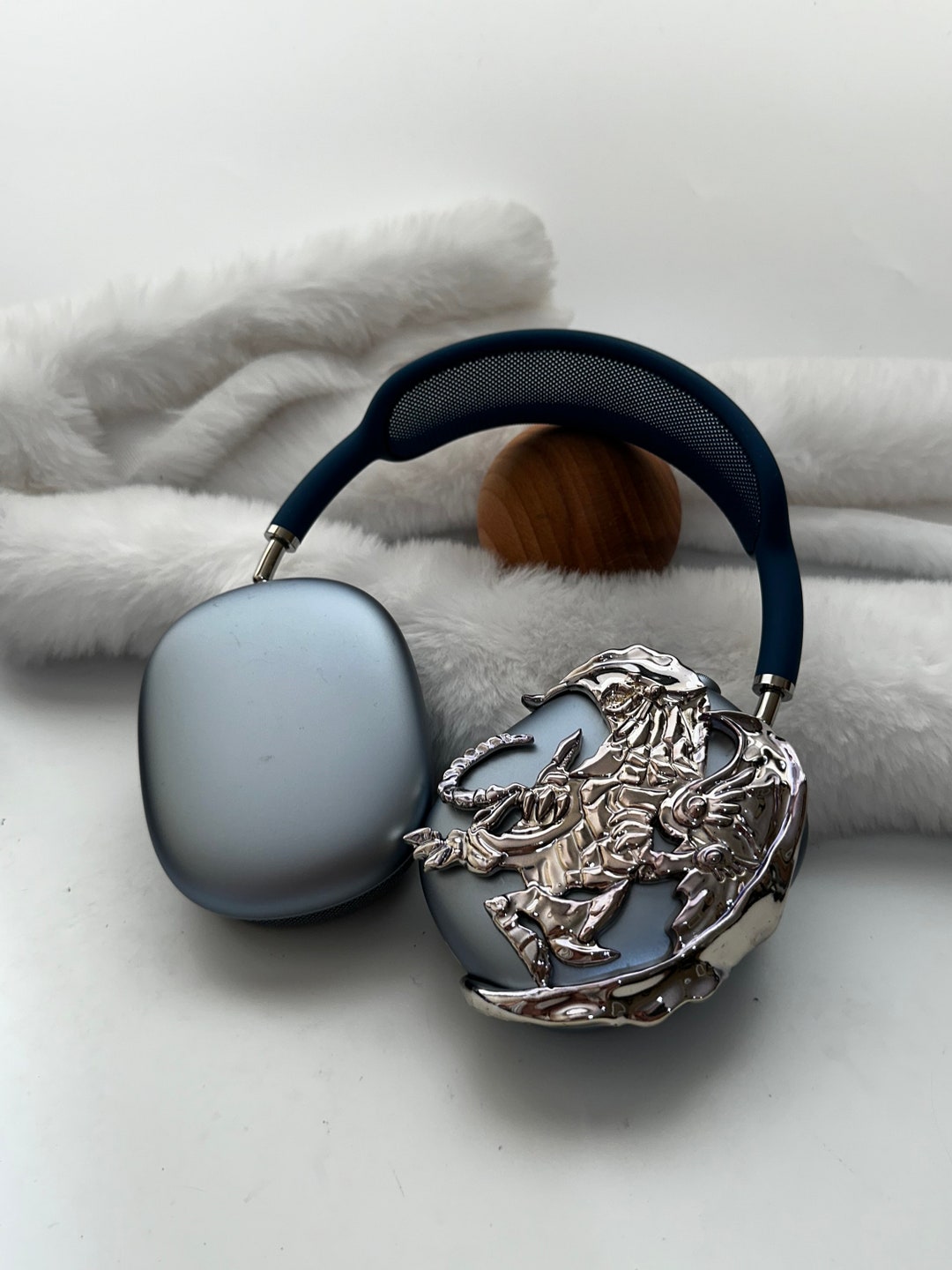 3D Printed Dragon Airpods Max Attachment: Anime Headphones