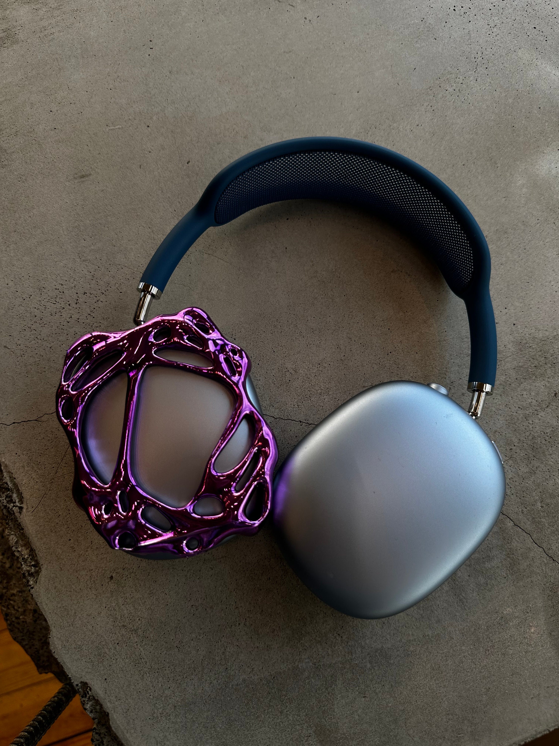 AirPods Max 光沢「Scorch」ヘッドホンカバー：3Dプリント樹脂、カラー