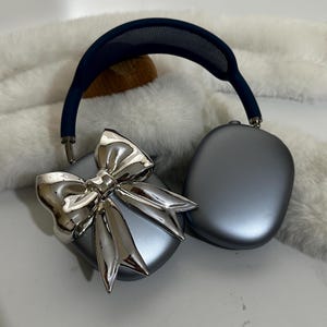 AirPods Max &#39;Ribbon&#39; Attachment: 3D Printed Y2K Style , Pink Accessories