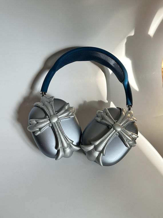 Airpods Max 'pewter Cross' Headphones Attachment: 3D Resin Print