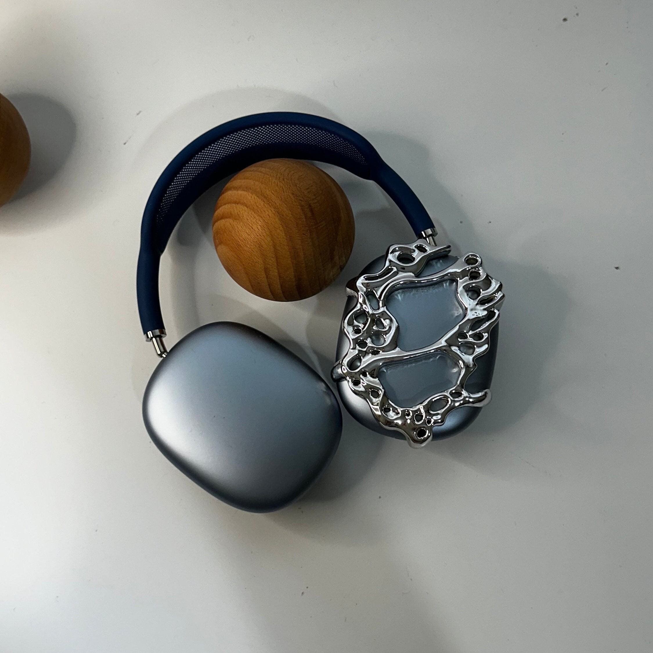 3D Printed Airpods Max 'parch' Headphone Attachment: Matte Chrome