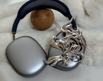 AirPods Max 'Castle' Attachment: 3D Printed Resin Headphones Cover, Mirror Effect, Headset Cover