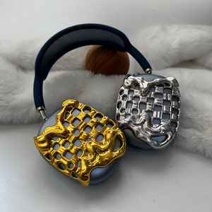 AirPods Max &#39;Checkers&#39; Attachment: 3D Printed Resin Headphones Accessory
