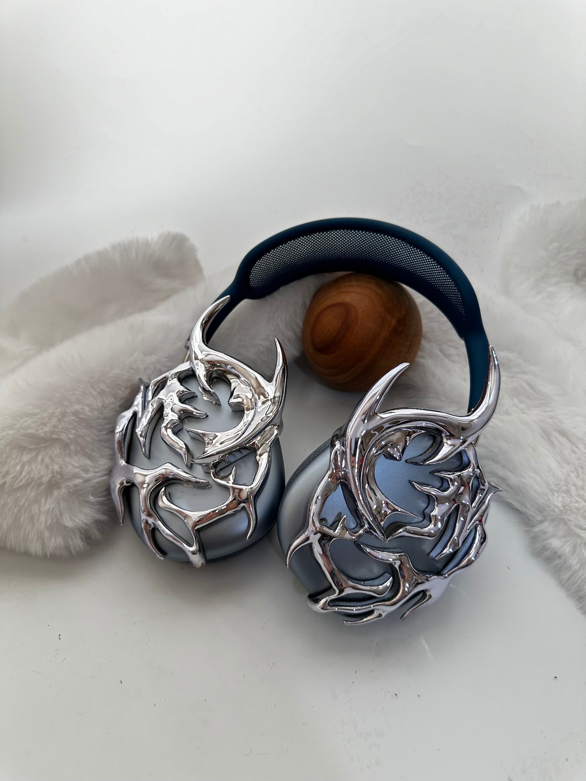 Airpods Max Cover — Gothic Thorn Headphone Attachment, 3D Printed