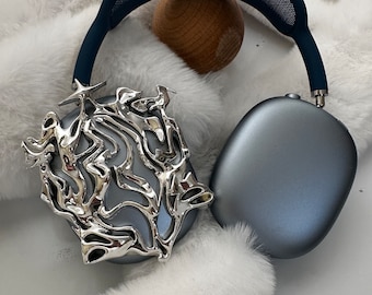 Accessoire « Galaxy » pour AirPods Max : coque Cosmos imprimée en résine 3D, casque pour influenceurs