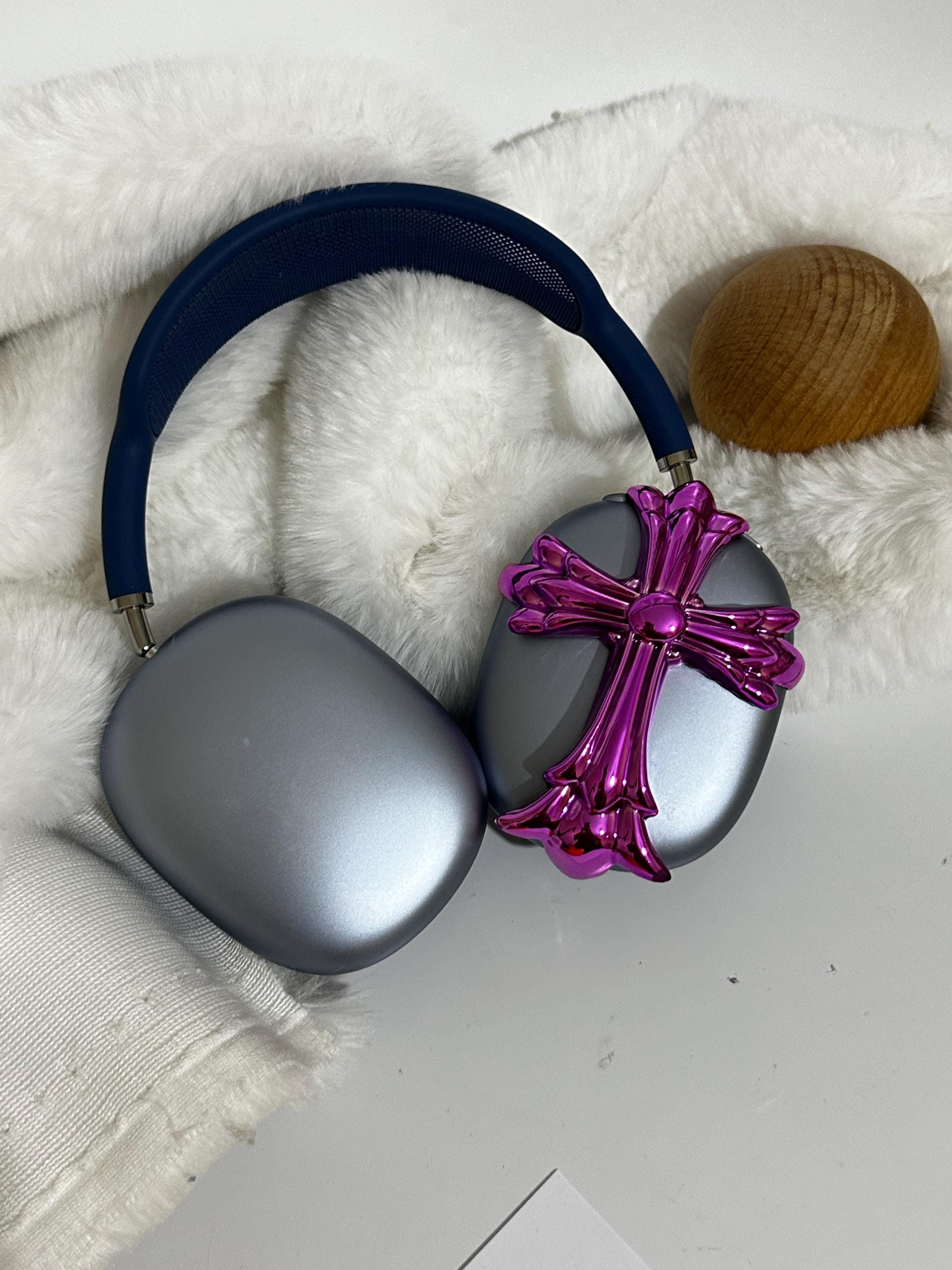 Airpods Max Pewter Cross Earbuds Attachment / Headphones Airpods Max Pewter Cross Earbuds Attachment / Headphones