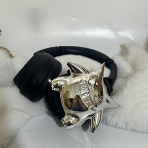 3D Printed Cartoon SONY WH-1000 XM4 / SONY Cover, Headset Case, Headphone Attachment, Shinny Chrome Purple image 8