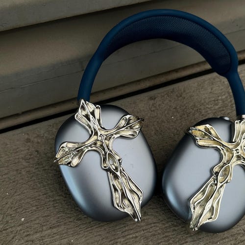 Ese Cross AirPodsMAX case ケース dシルバー Ese Cross AirPodsMAX case ケース dシルバー Ese Cross AirPodsMAX