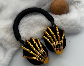 3D Printed 'Skeleton Hand' Headphone Attachment for Sony WH-1000XM5, Gamer Setup Gift