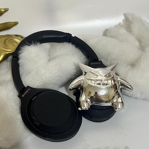 3D Printed Cartoon SONY WH-1000 XM4 / SONY Cover, Headset Case, Headphone Attachment, Shinny Chrome Purple image 6