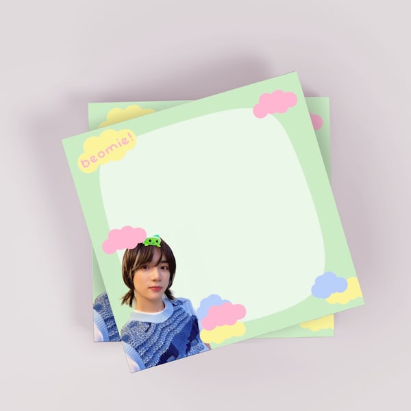 txt beomgyu memo pad - kpop memo pad notepad stationary