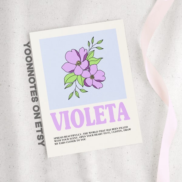 IZ*ONE “Violeta" Wall Print — aesthetic kpop decor