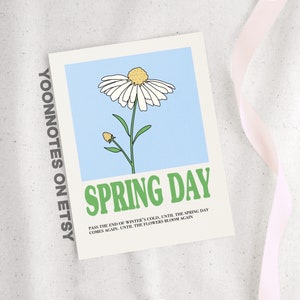 BTS “Spring Day" Wall Print — aesthetic kpop decor