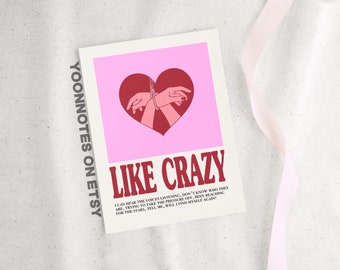 Jimin “Like Crazy" Wall Print — aesthetic kpop decor