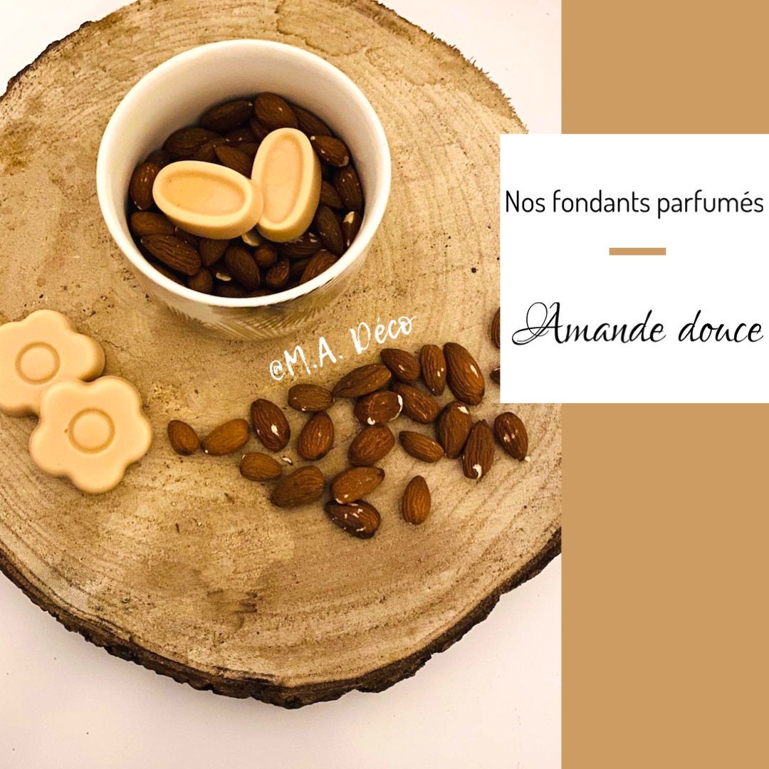 Fondant Parfumé Fait Main Cire Végétale - Amande Douce