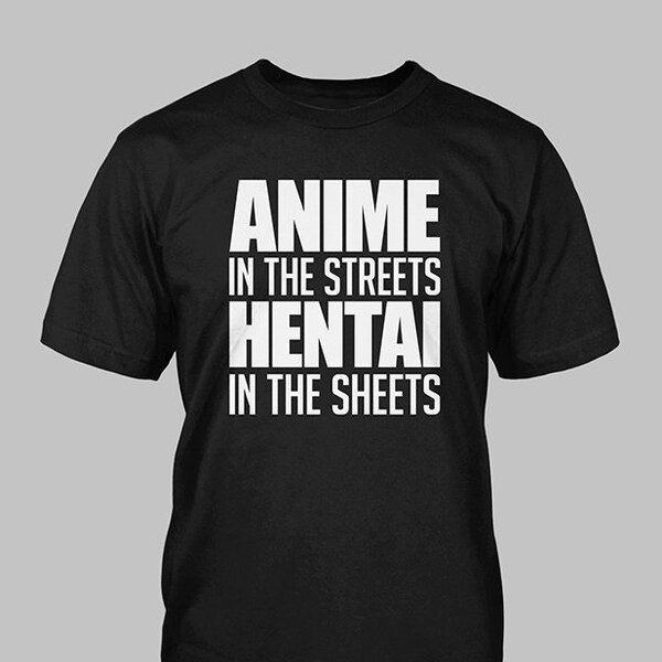 Anime Graphic Tee Etsy