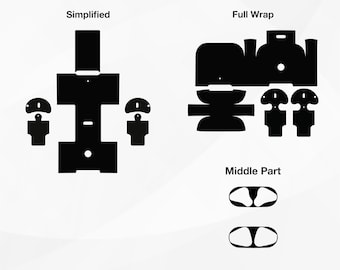 Apple Airpods 2 A1938 | Digitale SVG-skin-sjabloon