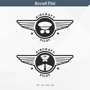 Aircraft Pilot | SVG Digital Vector