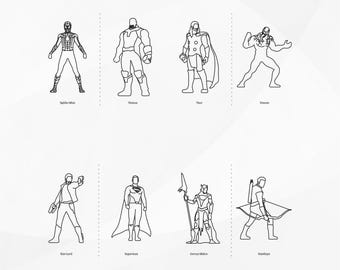 Marvel und DC Ausmalbuch