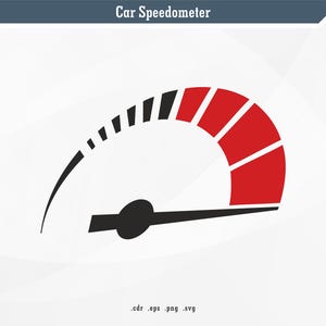 Car Speedometer | SVG Digital Vector