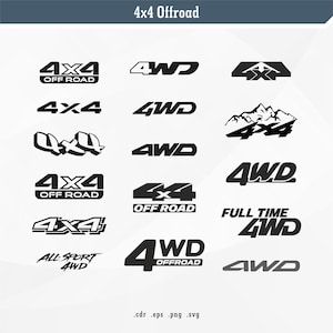 4x4 Geländewagen | SVG Digitaler Vektor