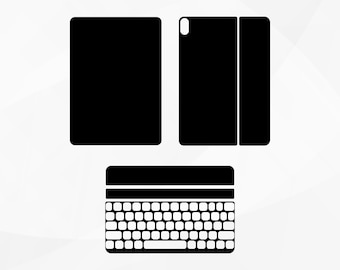 Apple Smart Keyboard Folio 11-inch A2038 | Digitale SVG-skin-sjabloon
