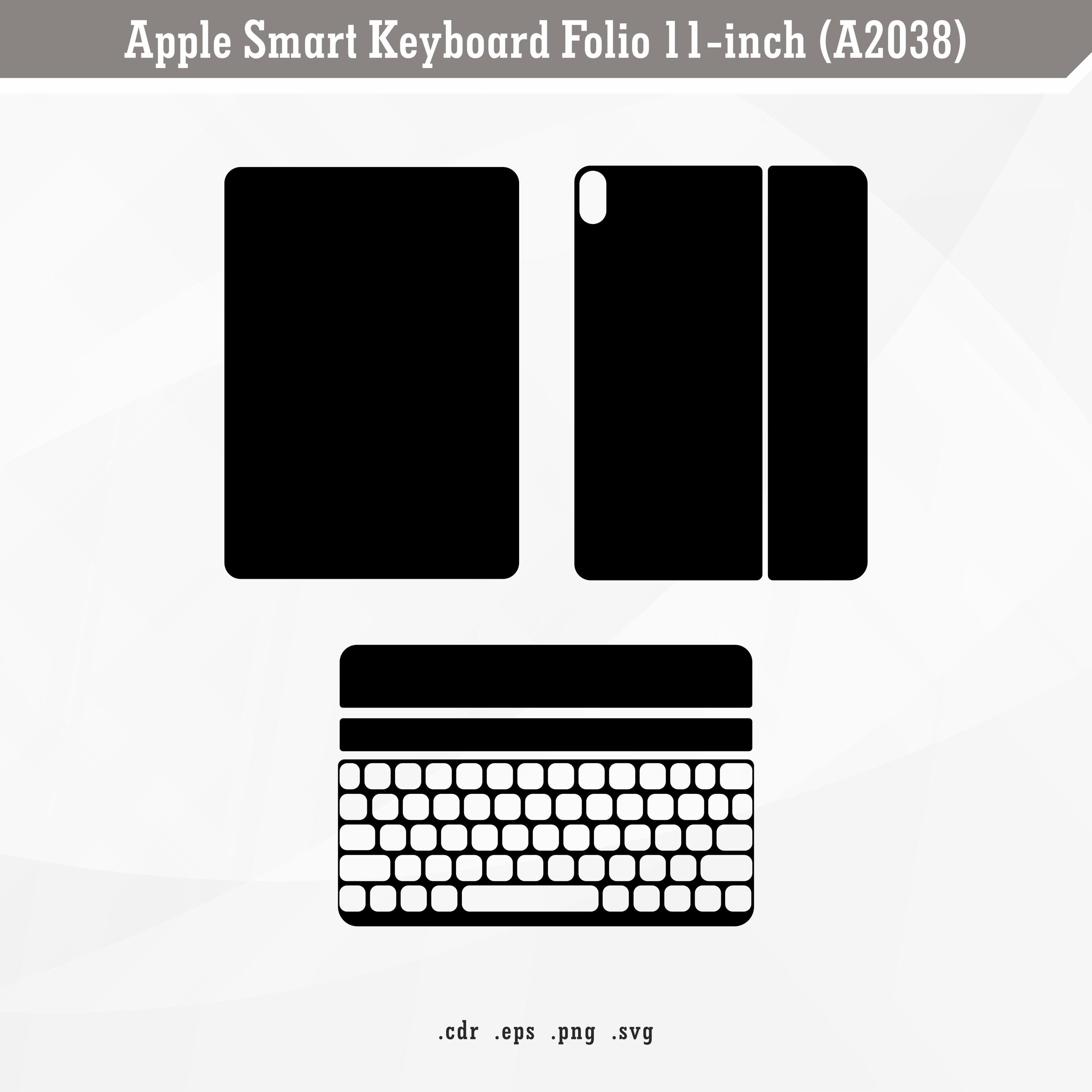 Apple Smart Keyboard Folio 11inch | SVG Digital Skin Template