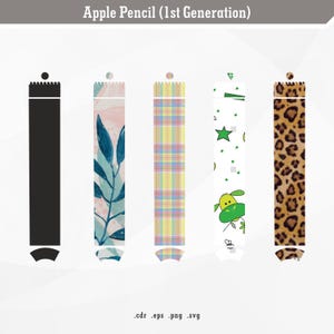 Modelo de capa digital SVG Apple Pencil 1ª geração