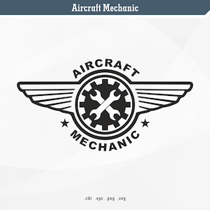 Aircraft Mechanic | SVG Digital Vector