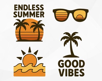 Sommer Stimmung SVG | Digitaler Vektor