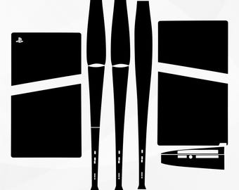 PS5 PRO Skin Vorlage | Vinyl Wrap Schnittdatei für Cricut & Silhouette | SVG DXF Sofortdownload