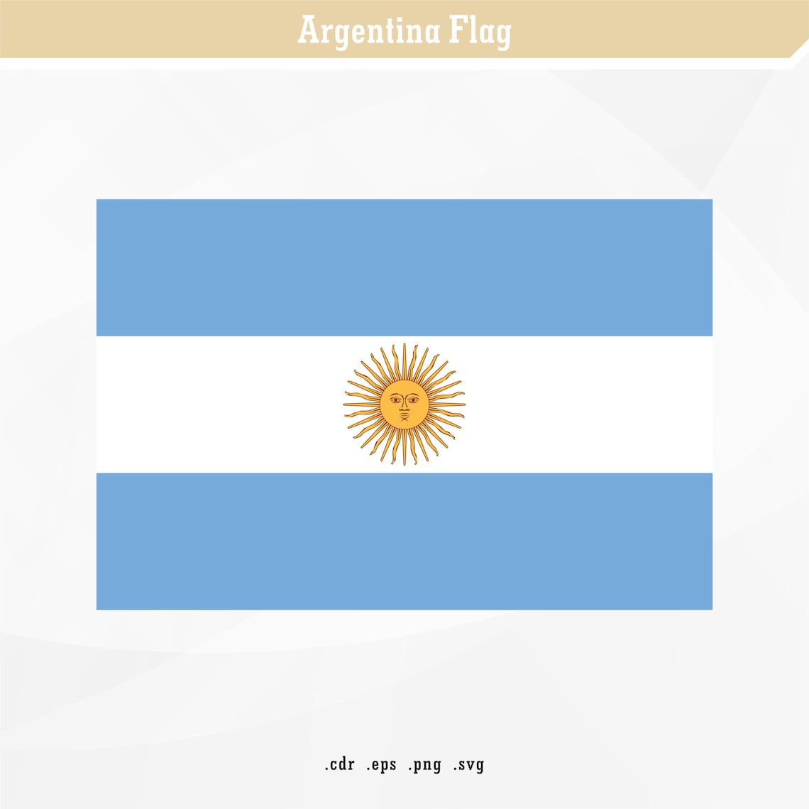 Argentina Flag | Country Flag | SVG Digital Vector - Etsy