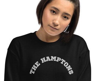 Embroidered The Hamptons unisex sweatshirt
