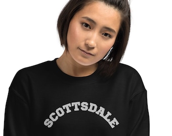 Embroidered Scottsdale unisex sweatshirt