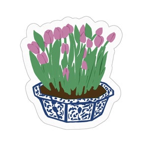 Tulpen Kiss Cut Stickers - 3 "x 3"