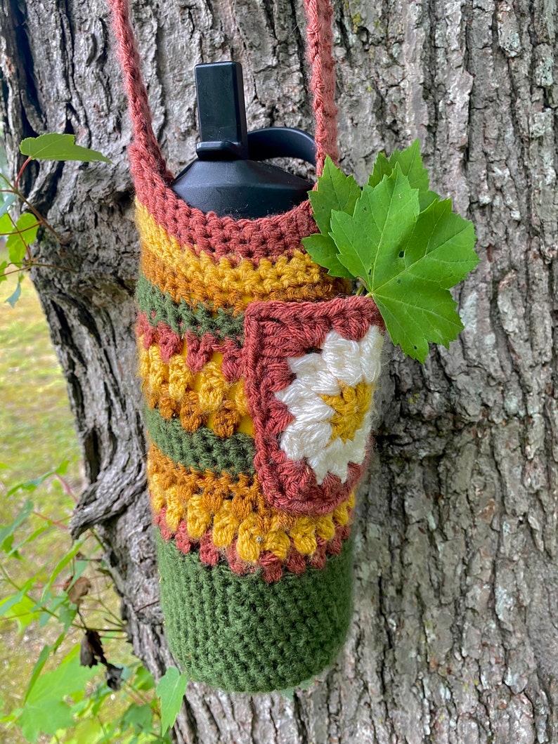 Crochet Water Bottle Holder Etsy