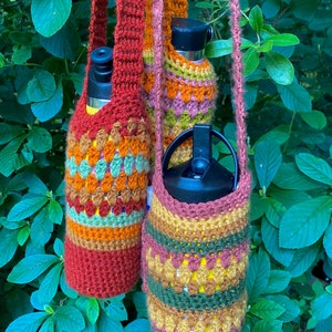 Crochet Water Bottle Holder - Etsy