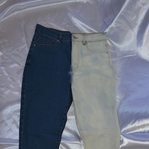 Half paint deals jeans