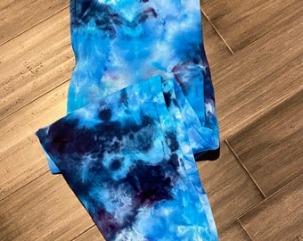 Ice Dyed, Tie Dye, Tie Dye Joggers, Jogger Pants, Joggers Men, Joggers Women, Loungewear, Blue Sweatpants