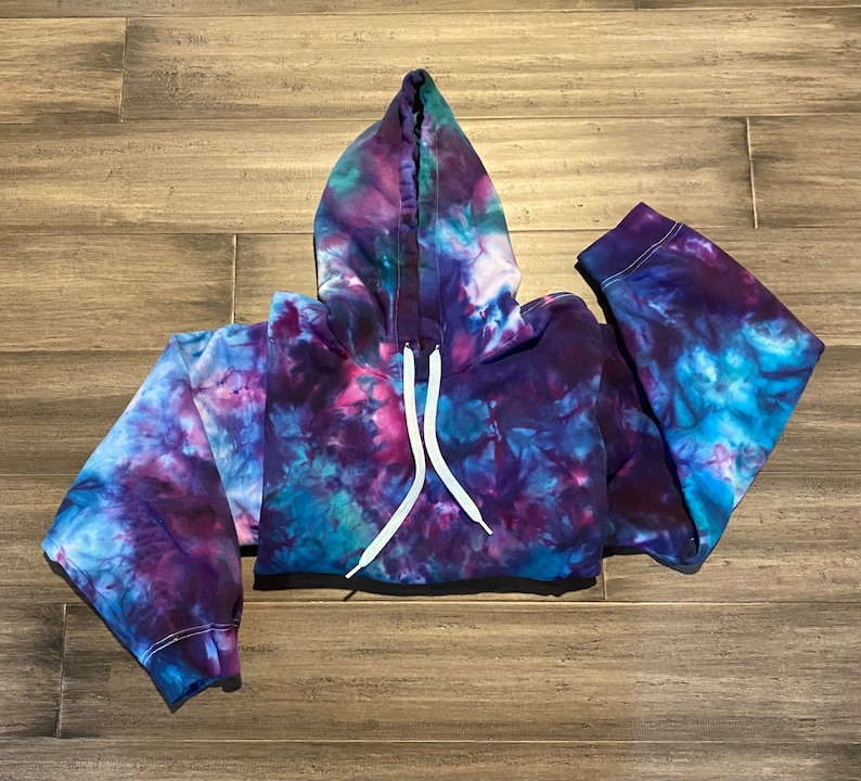 Mermaid Sweatshirt,Ice Dyed,Ice Dye Hoodie, Custom Sweatshirt, Tie Dye Sweatshirt, Trendy Sweatshirt,Sweatshirt for Women,Sweatshirt for Men image 1