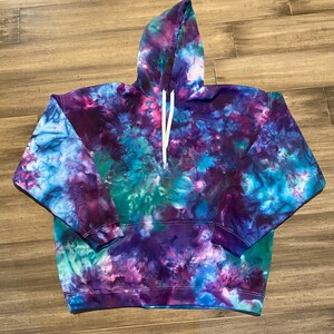 Mermaid Sweatshirt,Ice Dyed,Ice Dye Hoodie, Custom Sweatshirt, Tie Dye Sweatshirt, Trendy Sweatshirt,Sweatshirt for Women,Sweatshirt for Men image 2
