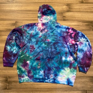 Mermaid Sweatshirt,Ice Dyed,Ice Dye Hoodie, Custom Sweatshirt, Tie Dye Sweatshirt, Trendy Sweatshirt,Sweatshirt for Women,Sweatshirt for Men image 3
