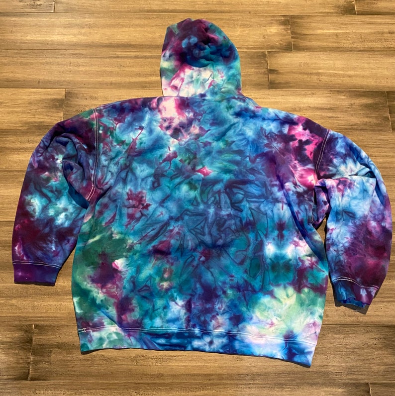 Mermaid Sweatshirt,Ice Dyed,Ice Dye Hoodie, Custom Sweatshirt, Tie Dye Sweatshirt, Trendy Sweatshirt,Sweatshirt for Women,Sweatshirt for Men image 3