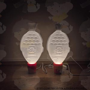 40cm / 30cm Soy Sauce Fish Lamp - 2 unique fin designs to choose from! image 6