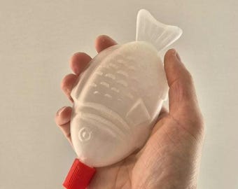 3D Printed Soy Sauce Fish Decor: Unique Accent Piece (15cm)