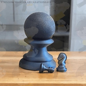 Echo Dot Stand Chess Pawn | 3D Printed Echo Dot Holder for 4th & 5th Gen | Smart Speaker Stand | Alexa Decor | Geek Gift for Him
