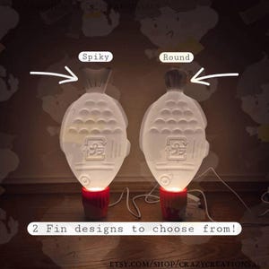 40cm / 30cm Soy Sauce Fish Lamp - 2 unique fin designs to choose from! image 1